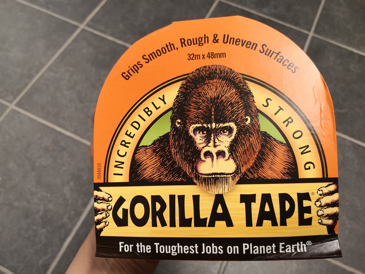 Gorilla teippi musta 32 m x 48 mm