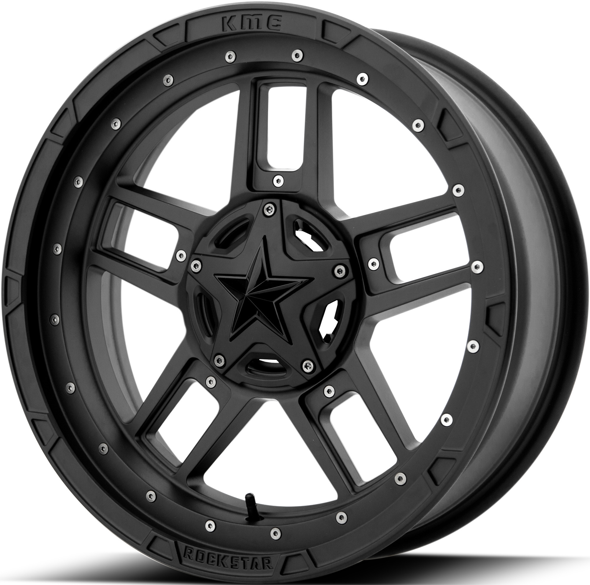 KMC 16x7 4x156 0 XS827 RS3 Rockstar III Matte Black alumiinivanne