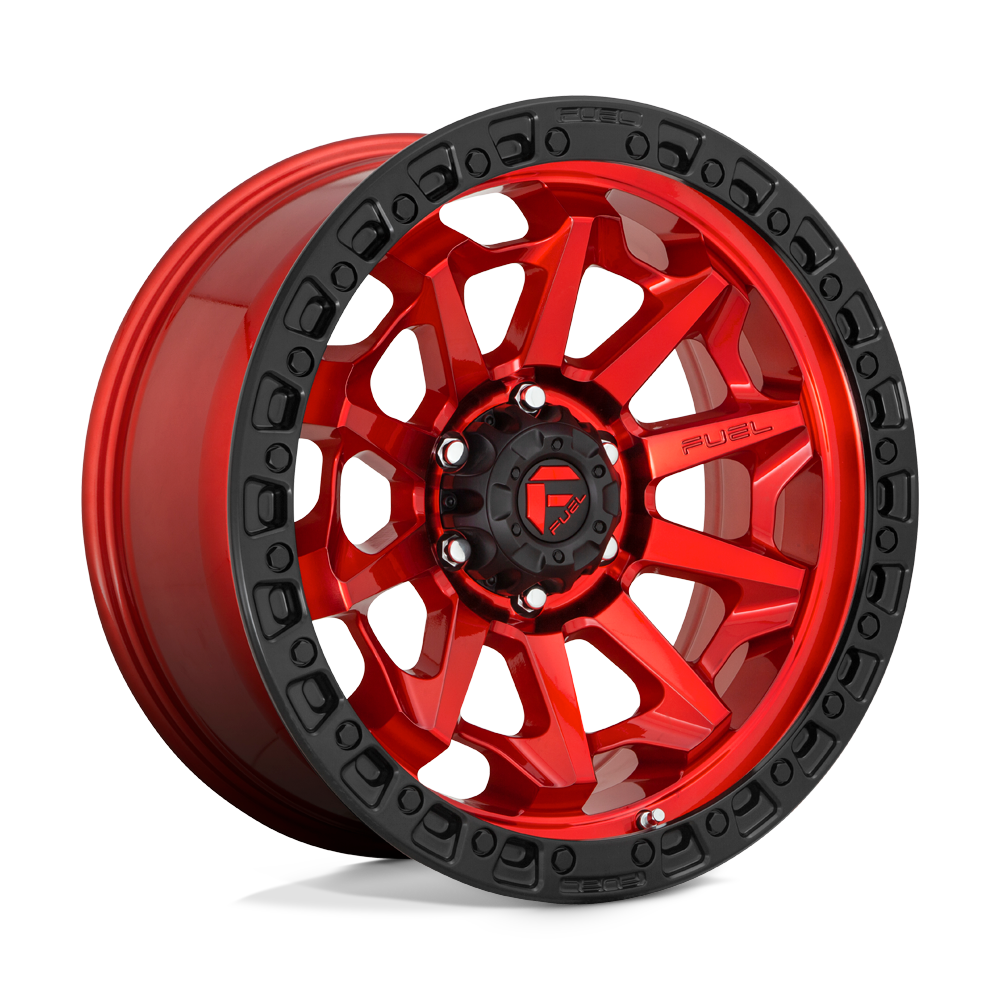 Fuel 18x9 6x139.7 -12 Covert D695 Candy Red Black Bead Ring vannesarja