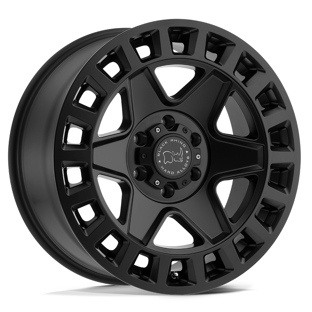 Black Rhino 17x8 6x130 +52 York Matte Black Mercedes-Benz Sprinter vannesarja