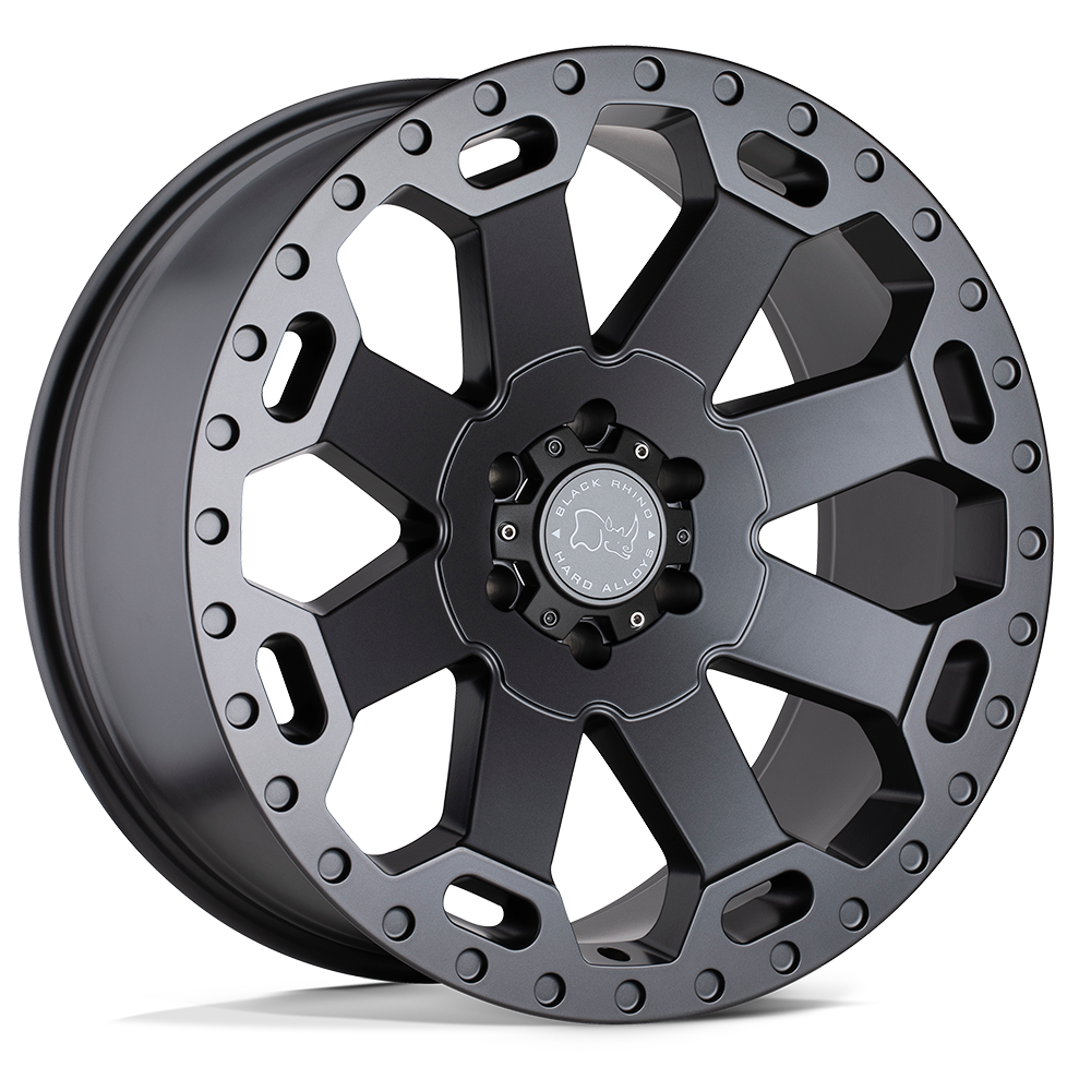 Black Rhino 18x8 6x130 +52 Warlord Matte Gunmetal Mercedes-Benz Sprinter vannesarja