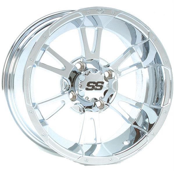 ITP 12x7 4x110 SS112 Chrome vannesarja Honda jäykkä taka-akseli