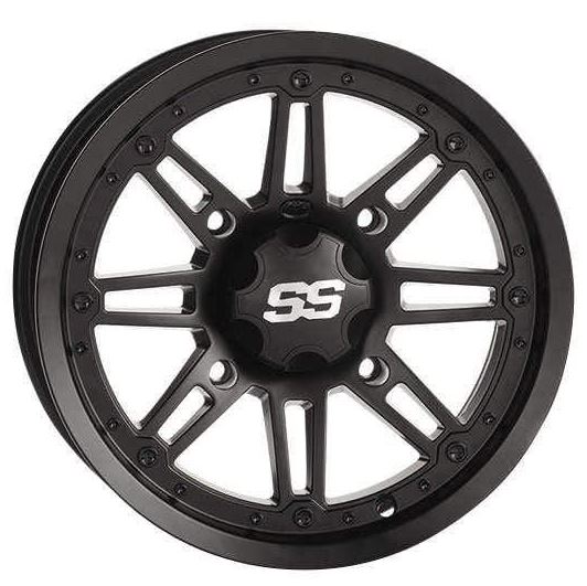 ITP 14x7 4x110 SS216 Black OPS Matte Black vannesarja CFMoto Segway