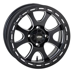ITP 15x7 4x137 Tsunami Matte Black vannesarja Can-Am