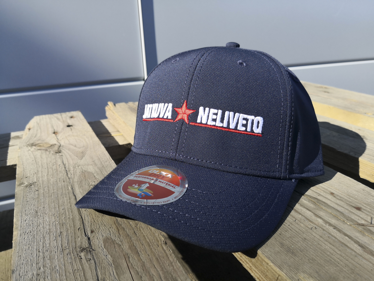 Jatkuva Neliveto Dark Navy Blue baseball cap - laivastonsininen lippalakki