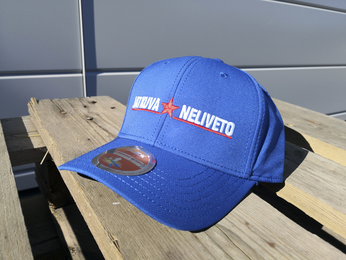 Jatkuva Neliveto Ocean Blue baseball cap - valtamerensininen lippalakki