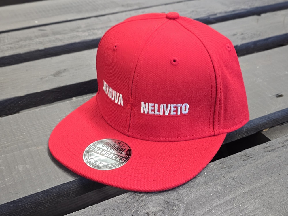Jatkuva Neliveto Sweet as Candy Red snapback cap - makianpunainen lippalakki