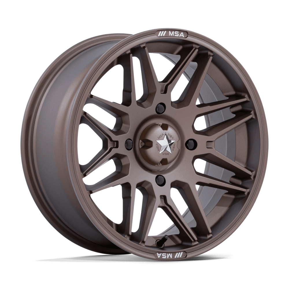 MSA 15x7 5x114.3 M52 Radar Matte Bronze vannesarja CFMoto U10 Pro Highland