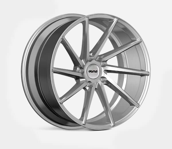 OEMS 19x8.5 +42 / 19x9.5 +40 5x112 IFG10 Silver Machined vannesarja