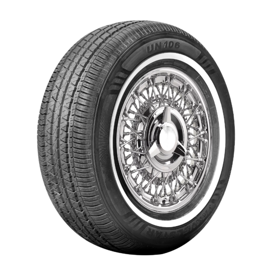 Travelstar 235/75R15 105S Classic Radial UN106 White Wall Valkosivu 18 mm rengas